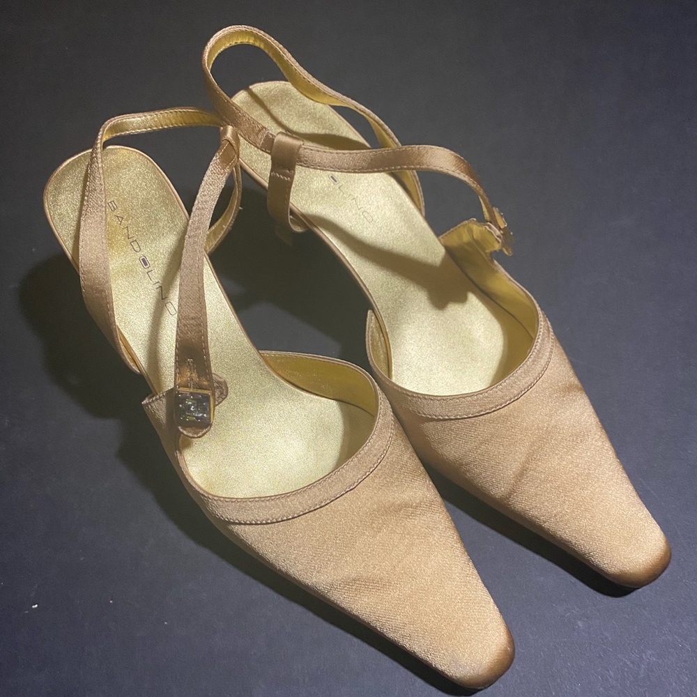 Gold Evening Wear Pumps